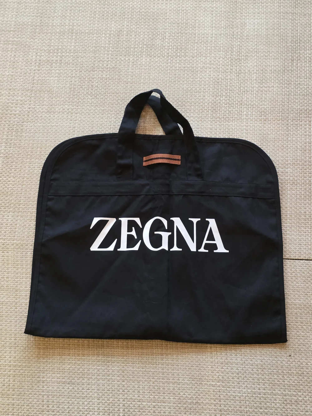 Ermenegildo Zegna Black Garment Bag Suit Travel Carrier Medium